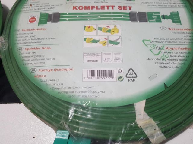 Manguera riego 22,5m 

