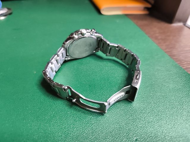 Reloj Lotus Junior cronógrafo azul y plata