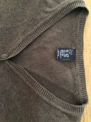 Vestido y chaqueta marrones niña 10-12 años
