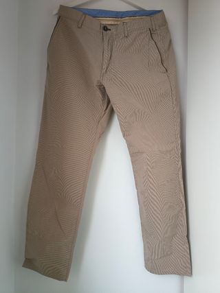 Pantalones Massimo Dutti beige