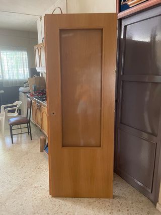 Puertas de roble completas