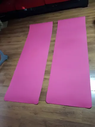 2 Esterillas rosas yoga,pilates,etc.