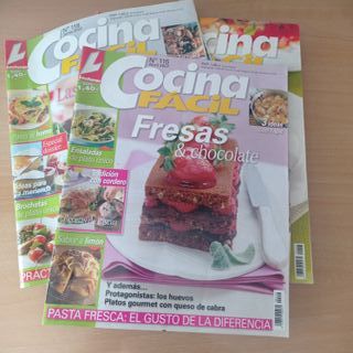 Lote de 15 revistas de Cócina Fácil