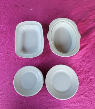 Set piatti in ceramica e porcellana
