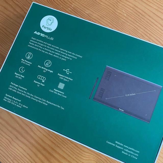 Parblo A610 Plus: Tableta gráfica