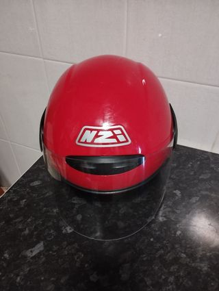 Casco esquí Nzi Junior rojo talla S