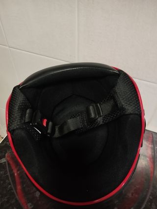 Casco esquí Nzi Junior rojo talla S