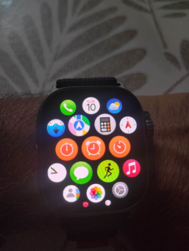 Smartwatch 1.93" nero  tipo Apple Watch ultra 2