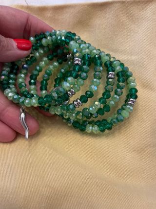Braccialetti cristallo - Verde & Viola