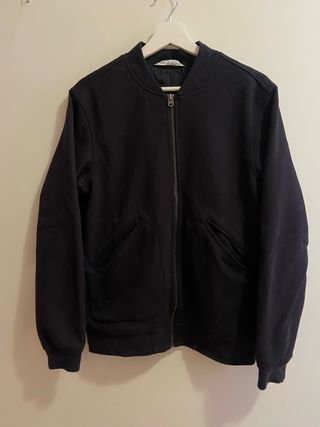 Chaqueta bomber azul marino