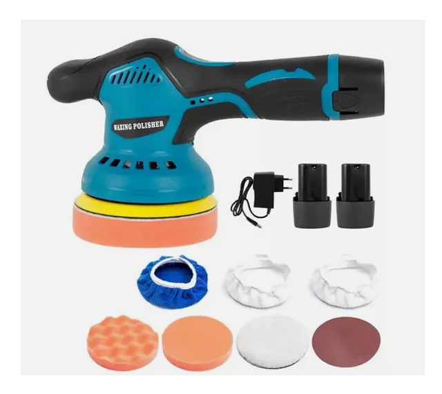 Lucidatrice Auto Levigatrice con 2 Batterie NUOVA