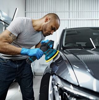 Lucidatrice Auto Levigatrice con 2 Batterie NUOVA