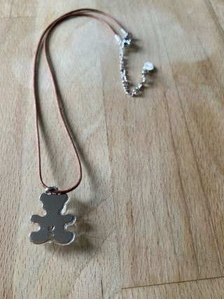 Collar Swarovski con oso de cristal