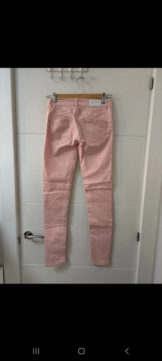 Vaqueros Jeans rosas mujer push up