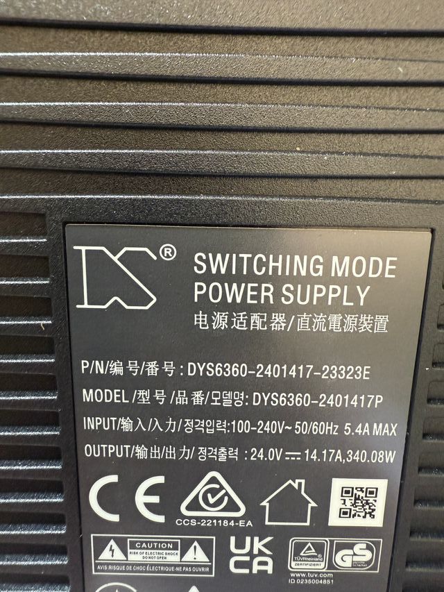 Fuente alimentación Fanatec DD+ Original