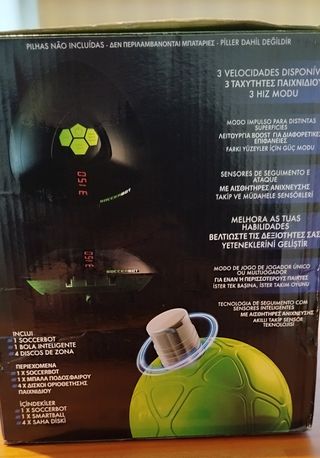 Soccerbot Smart Ball: Fútbol Indoor entrenador LCD