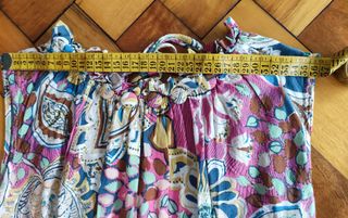 Vestido de Verano largo estampado multicolor.