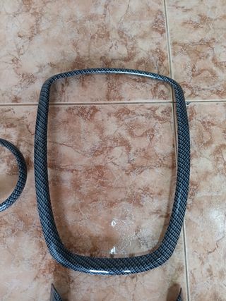 Molduras salpicadero Peugeot 207 carbono