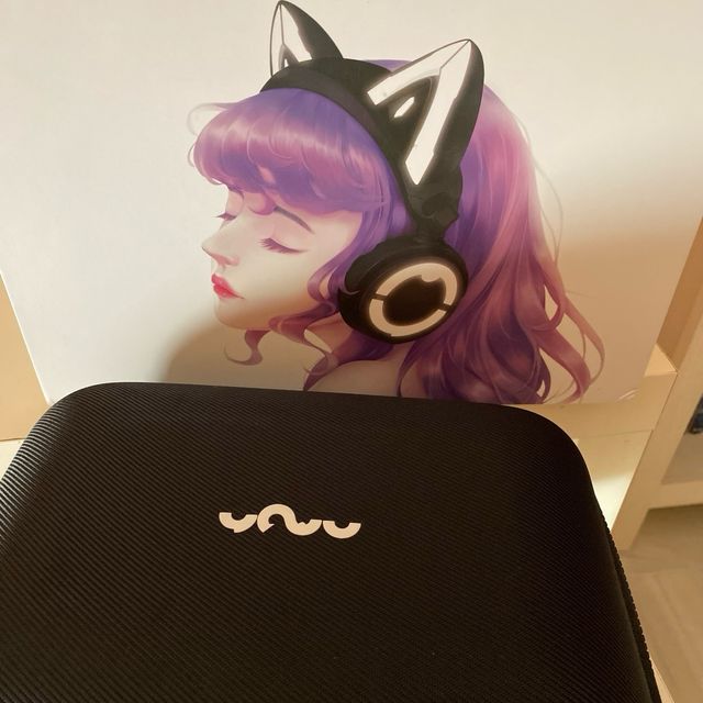 Auriculares Gato negros con luz