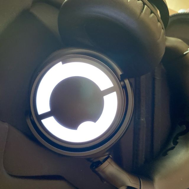 Auriculares Gato negros con luz