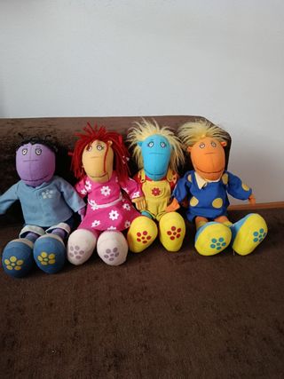 Peluches Tweenies - 4 muñecos