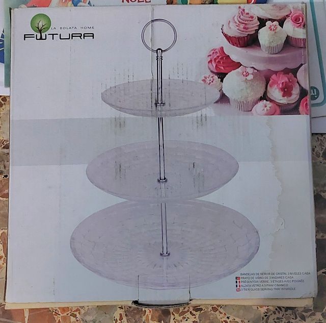 FUTURA - Suporte de 3 pisos para dulces