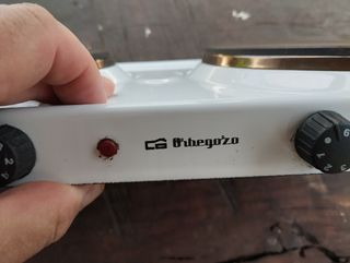 Hornillo  portátil Orbegozo 2 fuegos