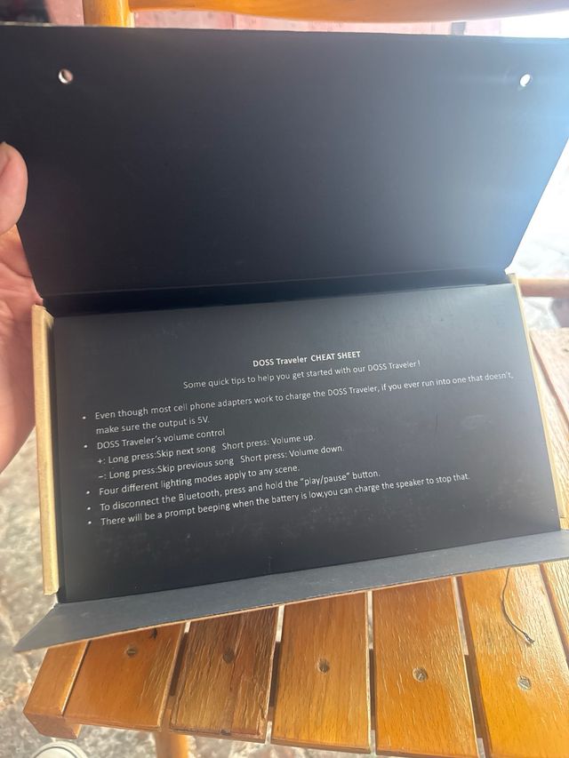 Altavoz DOOS Traveler Bluetooth