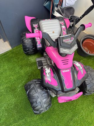 Moto niña electrica rosa infantil squad