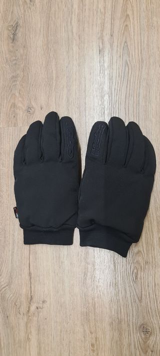 Chaqueta moto con protecciones y guantes talla 10
