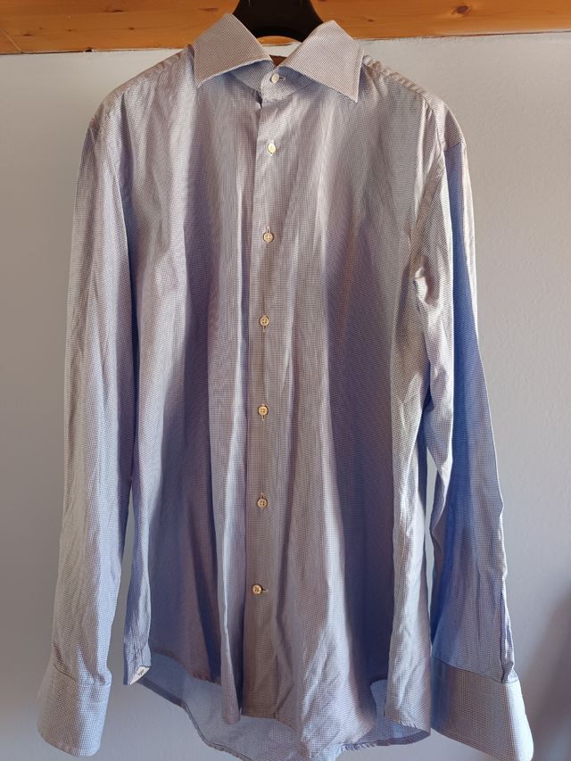 Camicia Thomas Mason blu