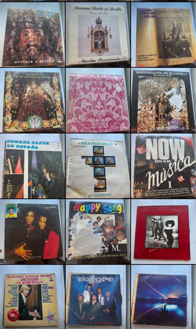 Colección Vinilos Clásicos 80s