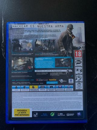 Watch Dogs PS4 (PlayStation 4)