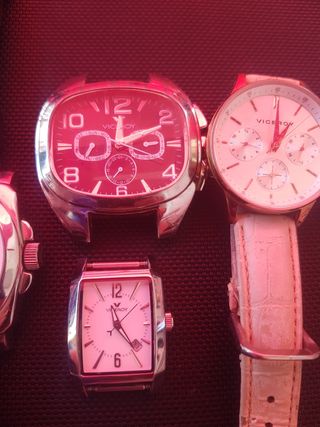 7 Relojes Viceroy - Plata & Blanco