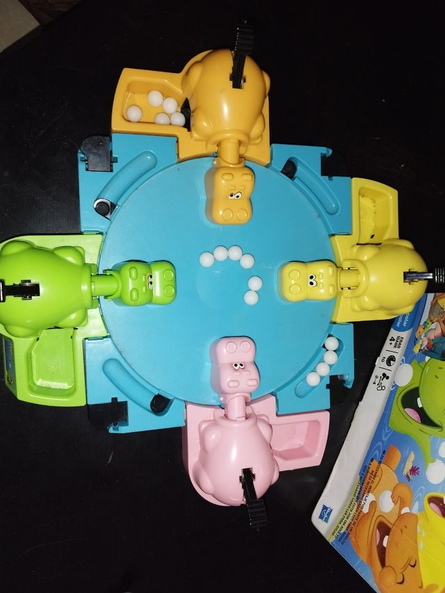 Tragabolas juego hippos