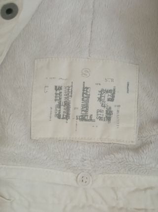 Chaqueta vaquera blanca mujer