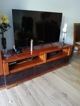 Mueble salón madera maciza