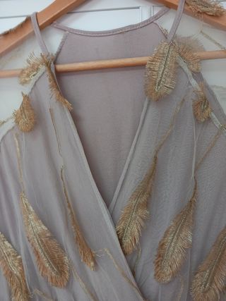 Mono corto dorado beige T.M