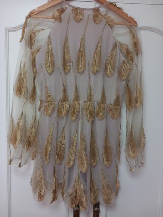 Mono corto dorado beige T.M
