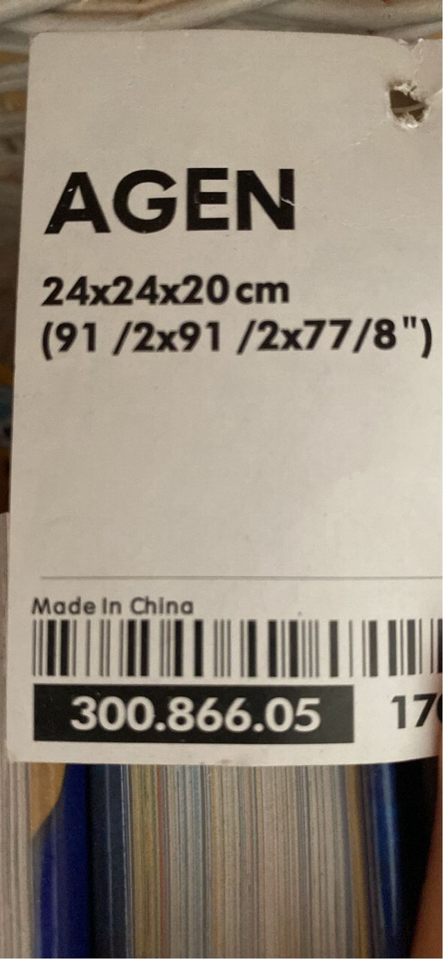 Cestas mimbre blanco IKEA - 4uds