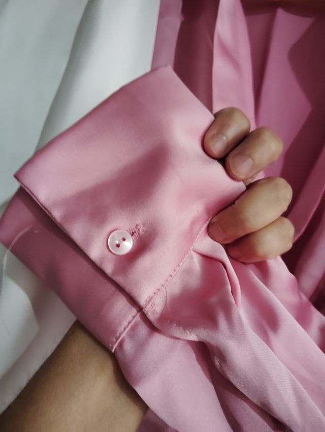 2 camisas Stradivarius raso talla L