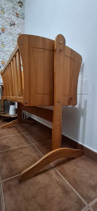 Minicuna madera - bebé