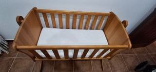 Minicuna madera - bebé