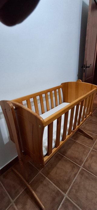 Minicuna madera - bebé