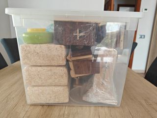 Jaula hamster + pack accesorios y consumibles