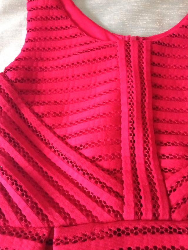 Vestido rojo Flower by Charm'm