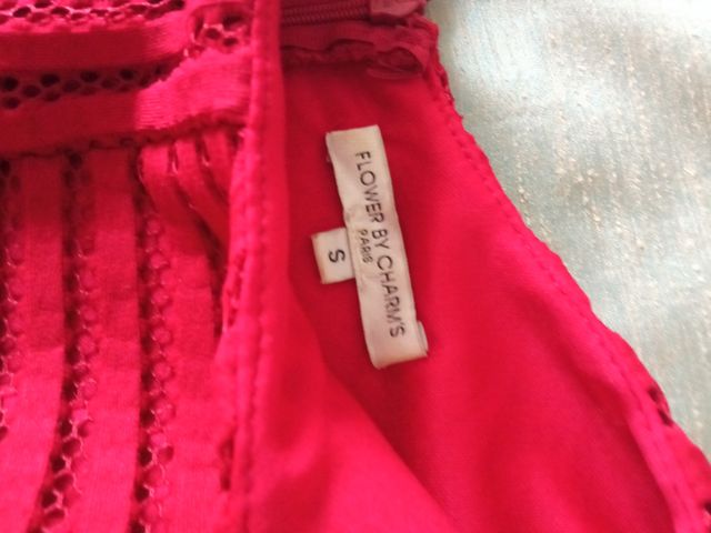 Vestido rojo Flower by Charm'm