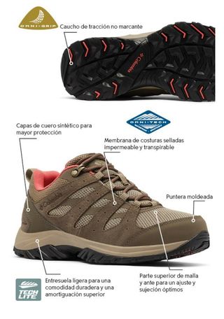 Zapatillas Columbia Senderismo Marrón