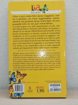 Epicuro - è Facile Essere Felici Libro Nuovo Sec