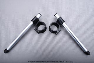 Pareja de semimanillares elevados 51 mm APRILIA